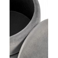 Пуф HALMAR MINTY серый/золотой купить в Минске