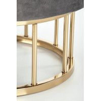 Пуф HALMAR MINTY серый/золотой купить в Минске