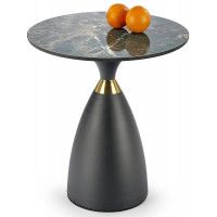 Стол журнальный HALMAR MORENA зеленый мрамор/черный/золотой Стол журнальный HALMAR MORENA зеленый мрамор/черный/золотой