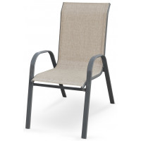 Стул садовый HALMAR MOSLER серый/темно-серый