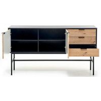 Комод Halmar Murano KM-1 дуб артизан/черный купить в Минске