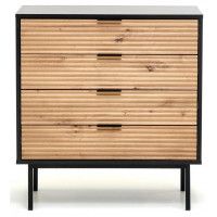 Комод Halmar Murano KM-2 дуб артизан/черный купить в Минске