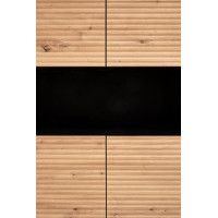 Комод Halmar Murano KM-3 дуб артизан/черный купить в Минске