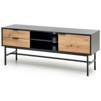 Тумба под телевизор Halmar Murano дуб артизан/черный