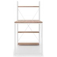 Стол компьютерный HALMAR NARVIK B1 белый/дуб сонома купить в Минске Стол компьютерный HALMAR NARVIK B1 белый/дуб сонома купить в Минске