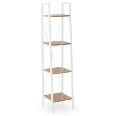 Стеллаж HALMAR NARVIK REG1 белый/дуб сонома купить в Минске