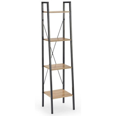Стеллаж HALMAR NARVIK REG1 дуб сонома/черный купить в Минске