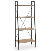 Стеллаж HALMAR NARVIK REG2 дуб сонома/черный