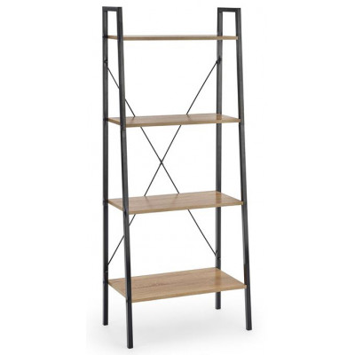 Стеллаж HALMAR NARVIK REG2 дуб сонома/черный купить в Минске