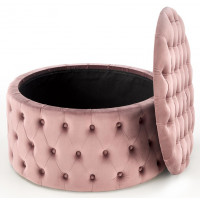 Пуф HALMAR NUNEZ (Нуньес) розовый купить в Минске