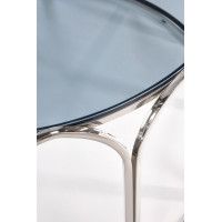 Стол журнальный HALMAR OLIVIA дымчатый/хром купить в Минске Стол журнальный HALMAR OLIVIA дымчатый/хром купить в Минске