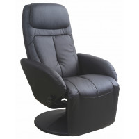 Кресло-реклайнер Halmar Optima (Оптима) черный/черный купить в Минске