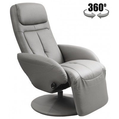 Кресло-реклайнер Halmar Optima (Оптима) серый/серый купить в Минске