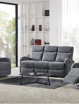 Кресло-реклайнер Halmar OSLO 1S темно-серый купить в Минске