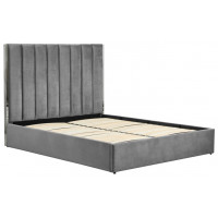 Кровать HALMAR PALAZZO 160*200 серый/серебристый