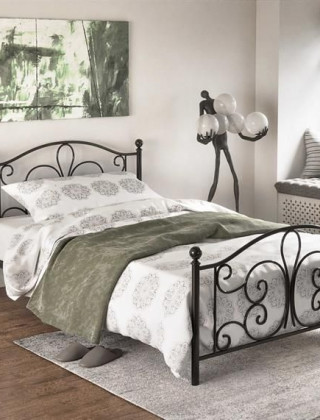 Кровать HALMAR PANAMA 120*200 черный купить в Минске