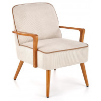 Кресло Halmar PASTORE светло-серый/светлый орех купить в Минске