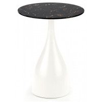 Стол журнальный HALMAR PATRIZIA черный мрамор/белый купить в Минске Стол журнальный HALMAR PATRIZIA черный мрамор/белый купить в Минске