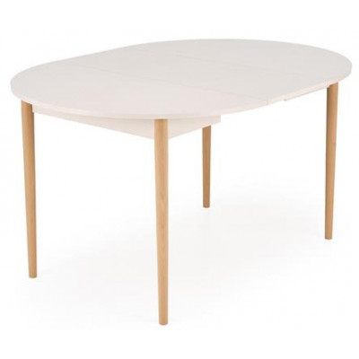 Стол обеденный раздвижной Halmar Pivot (102-142)*102 кашемир/натуральный купить в Минске