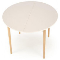 Стол обеденный раздвижной Halmar Pivot (102-142)*102 кашемир/натуральный купить в Минске