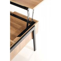 Стол журнальный HALMAR PODIUM натуральный/черный купить в Минске