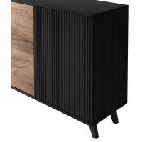 Комод Halmar Random KM-1 дуб вотан/черный купить в Минске