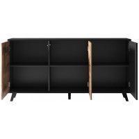 Комод Halmar Random KM-1 дуб вотан/черный купить в Минске