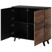 Комод Halmar Random KM-2 дуб вотан/черный купить в Минске