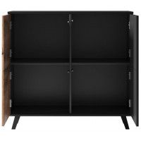 Комод Halmar Random KM-2 дуб вотан/черный купить в Минске