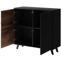 Комод Halmar Random KM-2 дуб вотан/черный купить в Минске