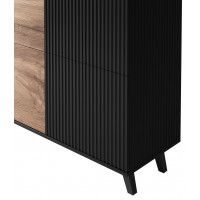 Комод Halmar Random KM-2 дуб вотан/черный купить в Минске