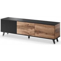 Тумба под телевизор Halmar RANDOM RTV-2 дуб вотан/черный Тумба под телевизор Halmar RANDOM RTV-2 дуб вотан/черный