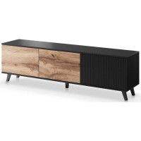 Тумба под телевизор Halmar RANDOM RTV-2 дуб вотан/черный купить в Минске