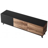 Тумба под телевизор Halmar RANDOM RTV-2 дуб вотан/черный купить в Минске