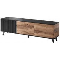 Тумба под телевизор Halmar RANDOM RTV-2 дуб вотан/черный купить в Минске