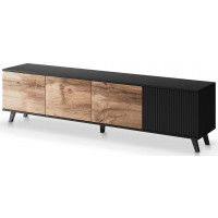 Тумба под телевизор Halmar RANDOM RTV-3 дуб вотан/черный