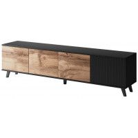 Тумба под телевизор Halmar RANDOM RTV-3 дуб вотан/черный купить в Минске