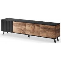 Тумба под телевизор Halmar RANDOM RTV-3 дуб вотан/черный купить в Минске