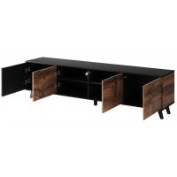 Тумба под телевизор Halmar RANDOM RTV-3 дуб вотан/черный купить в Минске