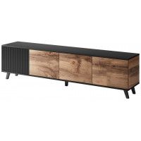 Тумба под телевизор Halmar RANDOM RTV-3 дуб вотан/черный купить в Минске