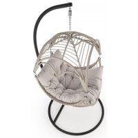 Подвесное кресло-кокон Halmar Rasmus светло-серый купить в Минске Подвесное кресло-кокон Halmar Rasmus светло-серый купить в Минске