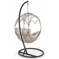 Подвесное кресло-кокон Halmar Rasmus светло-серый купить в Минске Подвесное кресло-кокон Halmar Rasmus светло-серый купить в Минске