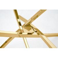 Стол обеденный Halmar Raymond (Реймонд) 100*100 прозрачный/золотой купить в Минске Стол обеденный Halmar Raymond (Реймонд) 100*100 прозрачный/золотой купить в Минске