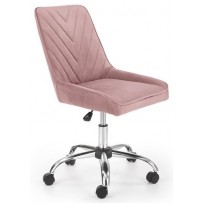 Кресло  Halmar RICO (Рико) розовый/хром