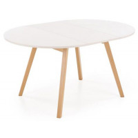 Стол обеденный раздвижной Halmar Ruben (Рубен) (102-142)*102 кашемир/натуральный купить в Минске