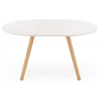 Стол обеденный раздвижной Halmar Ruben (Рубен) (102-142)*102 кашемир/натуральный купить в Минске