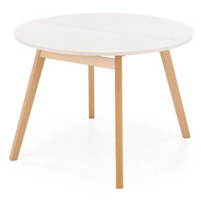 Стол обеденный раздвижной Halmar Ruben (Рубен) (102-142)*102 кашемир/натуральный купить в Минске