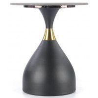 Стол журнальный HALMAR SCALITA черный мрамор/черный/золотой купить в Минске