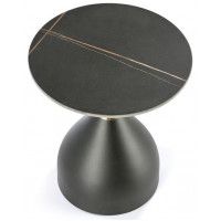 Стол журнальный HALMAR SCALITA черный мрамор/черный/золотой купить в Минске