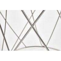 Стол журнальный HALMAR SELENA дымчатый/хром купить в Минске